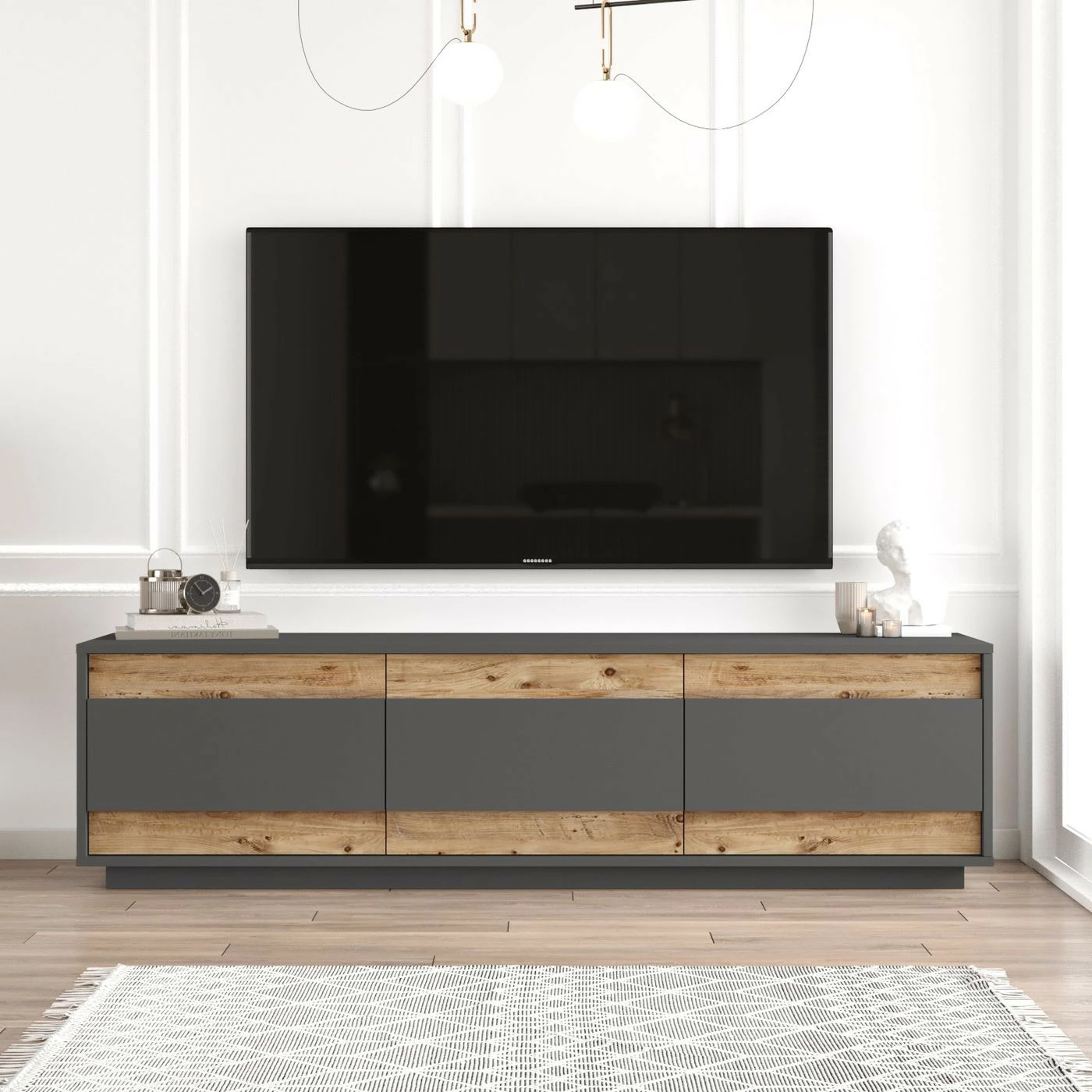 TV-taso Linento Furniture FR4, Eri Värejä 9 TV-taso Linento Furniture FR4, Eri Värejä - Image 9