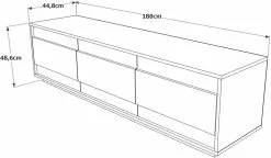 TV-taso Linento Furniture FR4, Eri Värejä 21 TV-taso Linento Furniture FR4, Eri Värejä -Huonekalut myymälä LIFU956LCS1604 7
