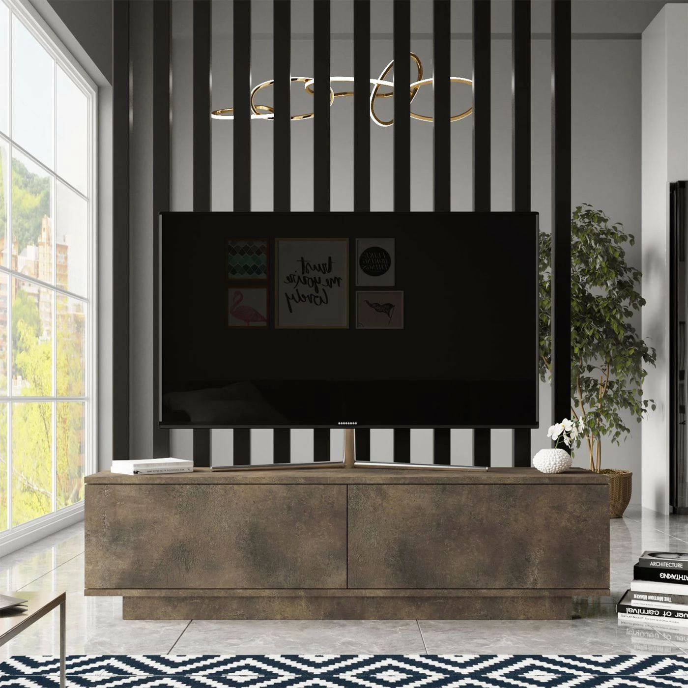 TV-taso Linento Furniture FN1, Eri Värejä 24 TV-taso Linento Furniture FN1, Eri Värejä - Image 24