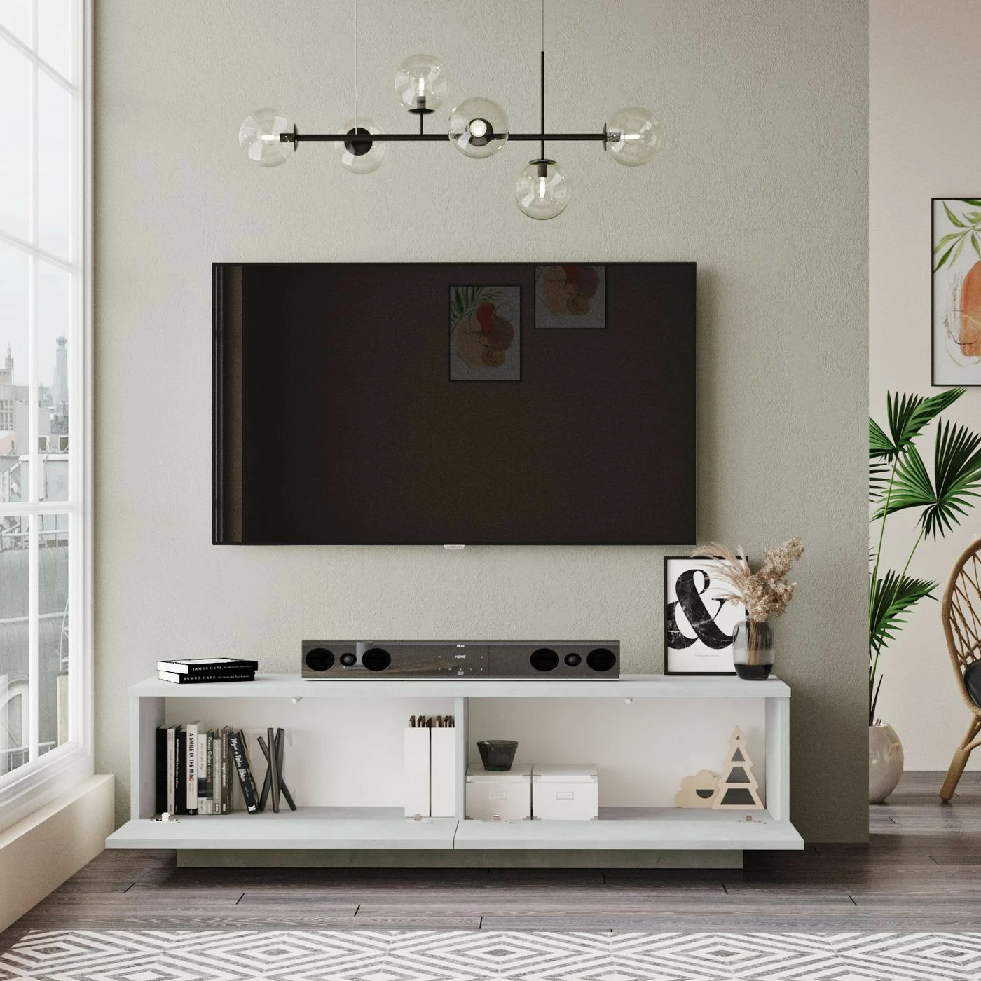 TV-taso Linento Furniture FN1, Eri Värejä 40 TV-taso Linento Furniture FN1, Eri Värejä - Image 40