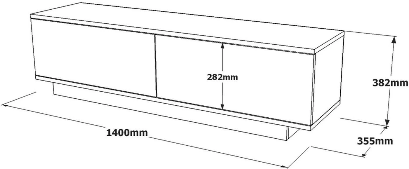 TV-taso Linento Furniture FN1, Eri Värejä 8 TV-taso Linento Furniture FN1, Eri Värejä - Image 8