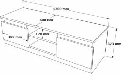 TV-taso Linento Furniture SV1, Eri Värejä 70 TV-taso Linento Furniture SV1, Eri Värejä -Huonekalut myymälä LIFU956LCS1642 7