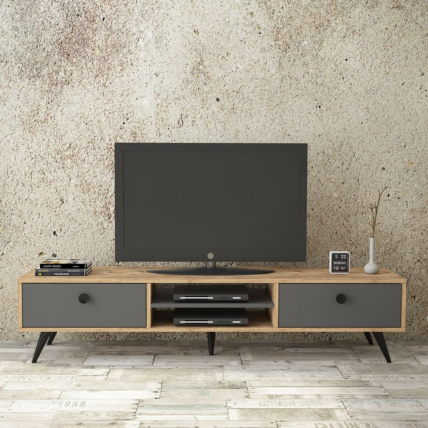 TV-taso Linento Furniture VL5, Eri Värejä 14 TV-taso Linento Furniture VL5, Eri Värejä - Image 14