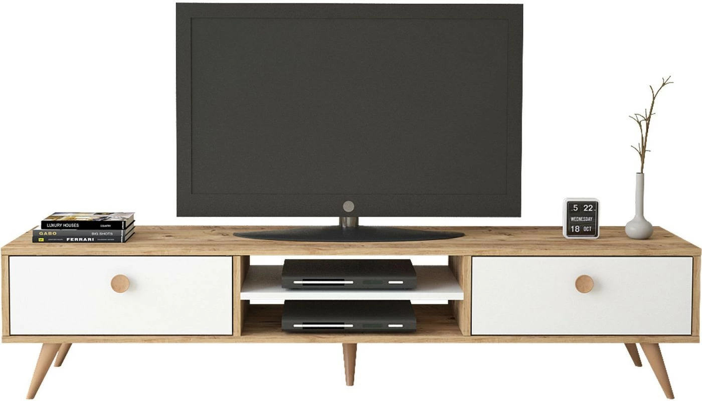 TV-taso Linento Furniture VL5, Eri Värejä 2 TV-taso Linento Furniture VL5, Eri Värejä - Image 2