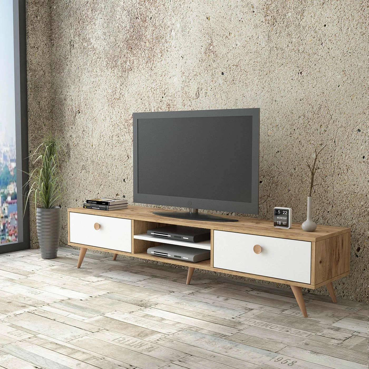 TV-taso Linento Furniture VL5, Eri Värejä 3 TV-taso Linento Furniture VL5, Eri Värejä - Image 3