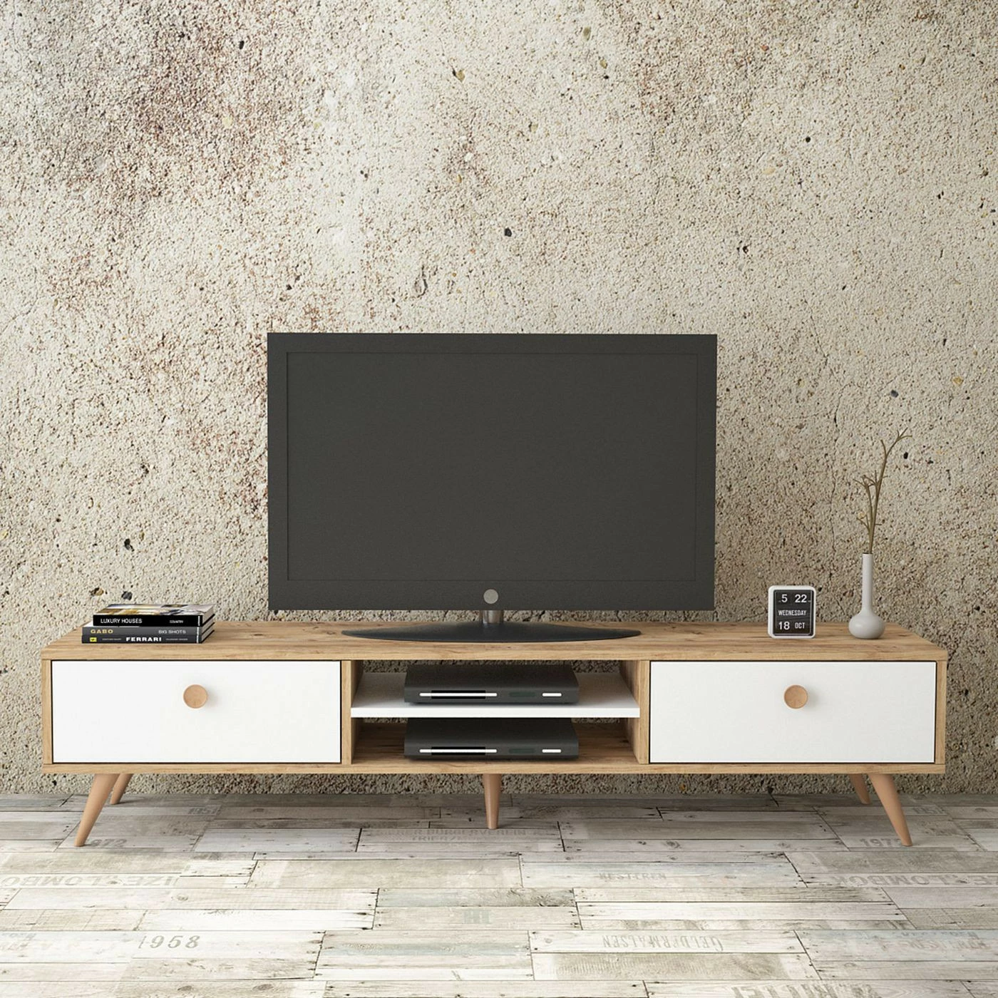 TV-taso Linento Furniture VL5, Eri Värejä 4 TV-taso Linento Furniture VL5, Eri Värejä - Image 4