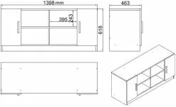 Työpöytäkokonaisuus Linento Furniture VO10, Tummanruskea/harmaa 13 Työpöytäkokonaisuus Linento Furniture VO10, Tummanruskea/harmaa -Huonekalut myymälä LIFU956LCS2107 7