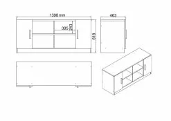 Työpöytäkokonaisuus Linento Furniture VO15, Ruskea/musta -Huonekalut myymälä LIFU956LCS2123 4