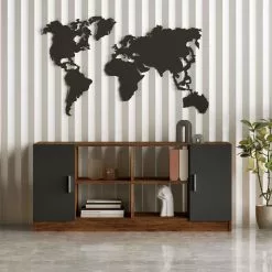 Työpöytäkokonaisuus Linento Furniture VO16, Ruskea/harmaa -Huonekalut myymälä LIFU956LCS2125 9