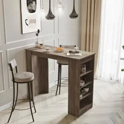 Baaripöytä Linento Furniture ST1, Tummanruskea -Huonekalut myymälä LIFU956LCS2202 4