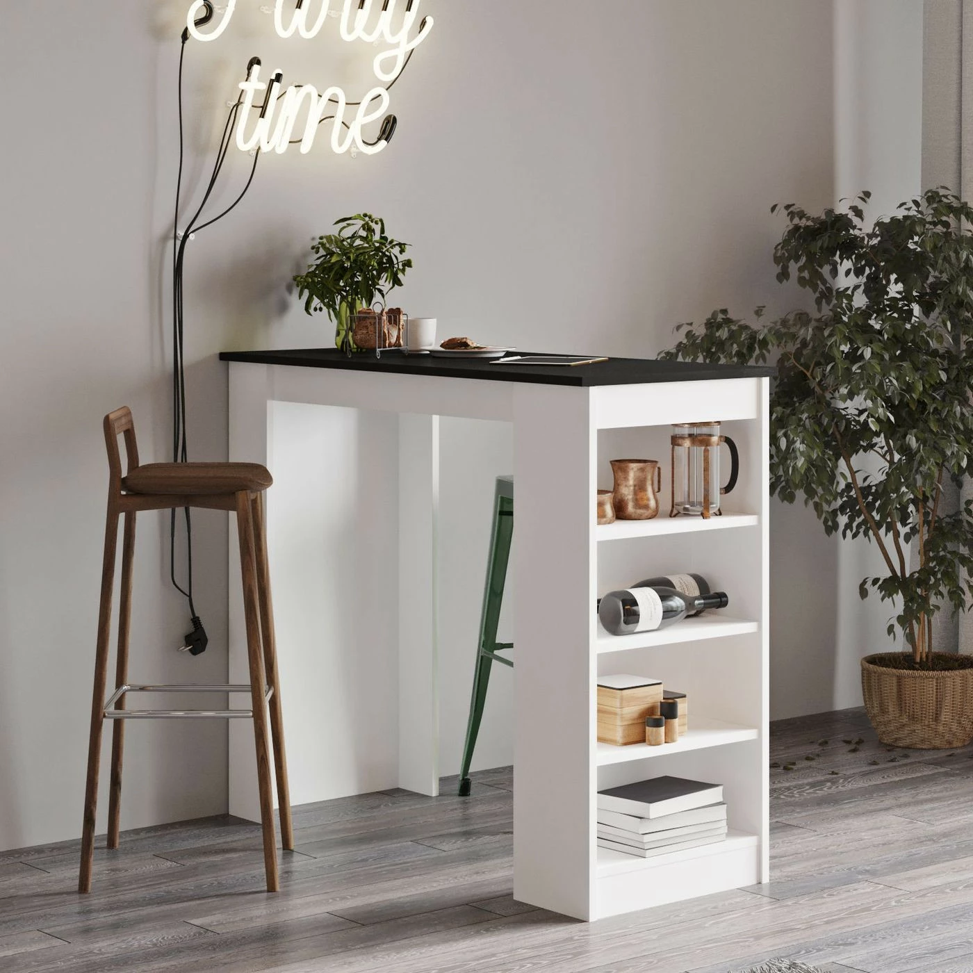 Baaripöytä Linento Furniture ST1 White, Eri Värejä 11 Baaripöytä Linento Furniture ST1 White, Eri Värejä - Image 11