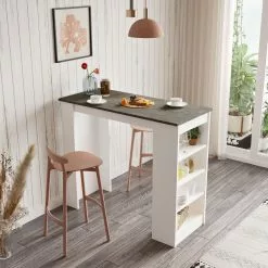 Baaripöytä Linento Furniture ST1 White, Eri Värejä 45 Baaripöytä Linento Furniture ST1 White, Eri Värejä -Huonekalut myymälä LIFU956LCS2209 2