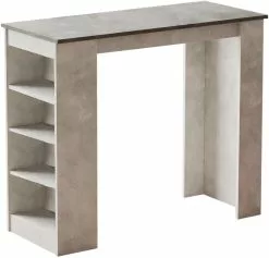 Baaripöytä Linento Furniture ST1, Kivikuosi, Vaaleanharmaa