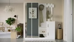 Säilytyskokonaisuus Eteiseen Linento Furniture DD8, Valkoinen -Huonekalut myymälä LIFU956LCS2808 4