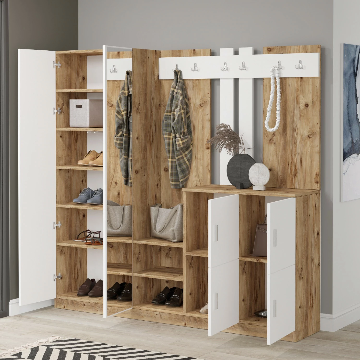 Säilytyskokonaisuus Linento Furniture DD9, Eri Värejä 4 Säilytyskokonaisuus Linento Furniture DD9, Eri Värejä - Image 4