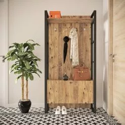 Säilytyskokonaisuus Eteiseen Linento Furniture ML13, Ruskea 7 Säilytyskokonaisuus Eteiseen Linento Furniture ML13, Ruskea -Huonekalut myymälä LIFU956LCS2811 3