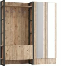 Säilytyskokonaisuus Linento Furniture ML17, Ruskea