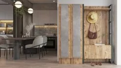 Säilytyskokonaisuus Linento Furniture ML18, Ruskea -Huonekalut myymälä LIFU956LCS2816 5