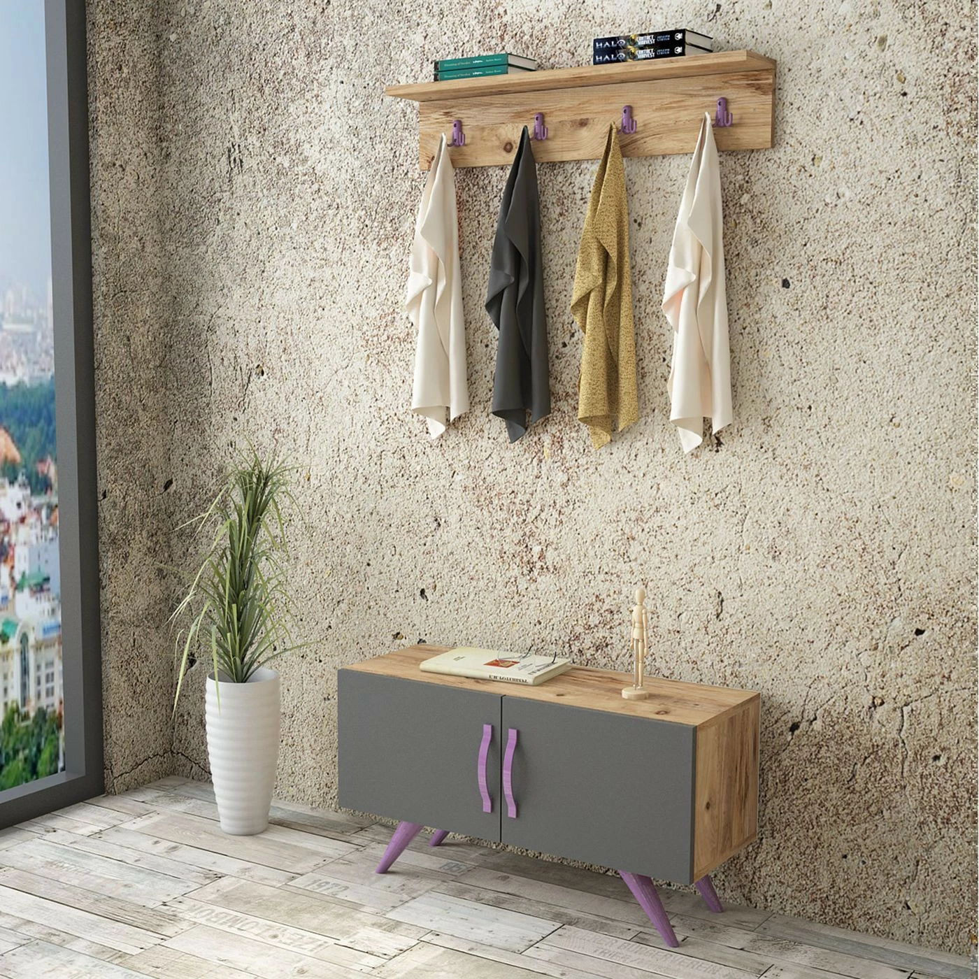 Sivupöytä Ja Hylly Linento Furniture EC12, Eri Värejä 4 Sivupöytä Ja Hylly Linento Furniture EC12, Eri Värejä - Image 4