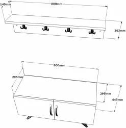 Sivupöytä Ja Hylly Linento Furniture EC12, Eri Värejä 23 Sivupöytä Ja Hylly Linento Furniture EC12, Eri Värejä -Huonekalut myymälä LIFU956LCS2818 6