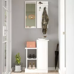 Säilytyskokonaisuus Eteiseen Linento Furniture CH1, Valkoinen