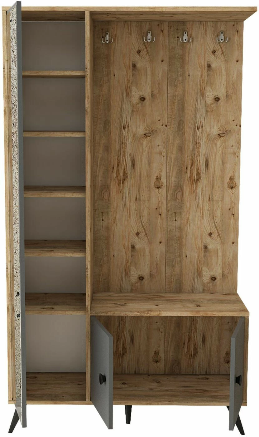 Vaatesäilytyskaluste Linento Furniture VL65, Eri Värejä 17 Vaatesäilytyskaluste Linento Furniture VL65, Eri Värejä - Image 17