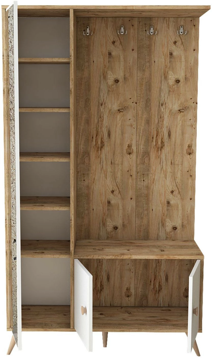 Vaatesäilytyskaluste Linento Furniture VL65, Eri Värejä 5 Vaatesäilytyskaluste Linento Furniture VL65, Eri Värejä - Image 5