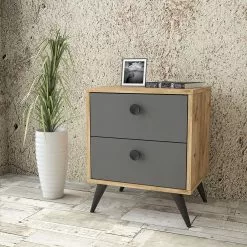 Yöpöytä Linento Furniture VL67-2, Eri Värejä -Huonekalut myymälä LIFU956LCS3101 2