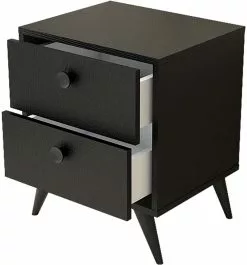 Yöpöytä Linento Furniture VL67, Musta -Huonekalut myymälä LIFU956LCS3104 3