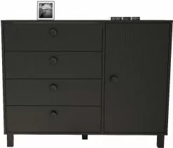 Säilytyskaluste Linento Furniture VL81, Musta -Huonekalut myymälä LIFU956LCS3120 4