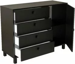 Säilytyskaluste Linento Furniture VL81, Musta -Huonekalut myymälä LIFU956LCS3120 5