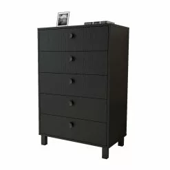 Lipasto Linento Furniture VL82, Musta