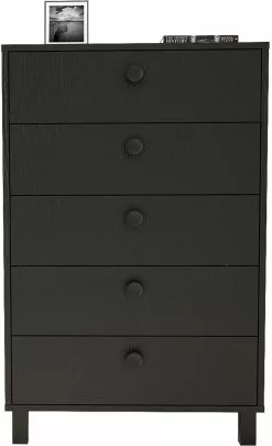 Lipasto Linento Furniture VL82, Musta -Huonekalut myymälä LIFU956LCS3124 4