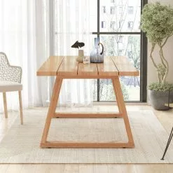 Ruokapöytä Linento Furniture ME3, 180x90cm, Ruskea -Huonekalut myymälä LIFU956LCS3303 3