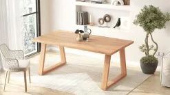 Ruokapöytä Linento Furniture ME3, 180x90cm, Ruskea -Huonekalut myymälä LIFU956LCS3303 4