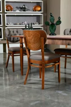 Ruokapöydän Tuoli Linento Furniture Oscar, 2kpl, Ruskea, Verkkokaupan Poistotuote -Huonekalut myymälä LIFU998VOW1128 5 1