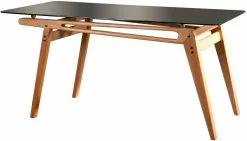 Ruokapöytä Linento Furniture Palace, Lasi, Ruskea