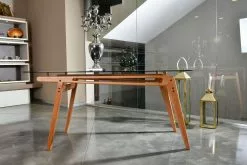 Ruokapöytä Linento Furniture Palace, Lasi, Ruskea -Huonekalut myymälä LIFU998VOW1701 9