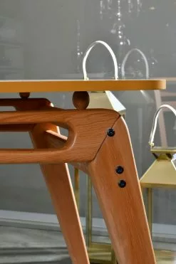 Ruokapöytä Linento Furniture Palace, Puu, Ruskea -Huonekalut myymälä LIFU998VOW1702 8