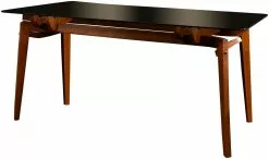 Ruokapöytä Linento Furniture Pera, Savulasi, Ruskea