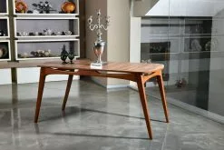 Ruokapöytä Linento Furniture Touch, Puu, Ruskea -Huonekalut myymälä LIFU998VOW1706 3