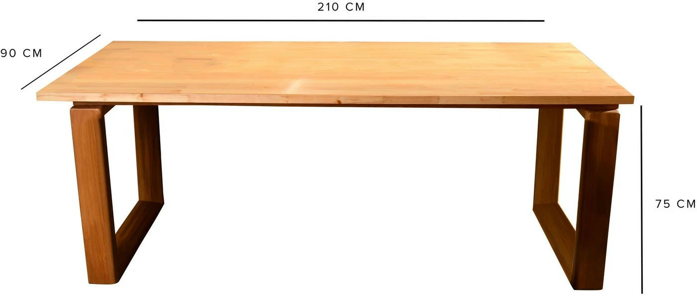 Ruokapöytä Linento Furniture Cery, Ruskea 6 Ruokapöytä Linento Furniture Cery, Ruskea - Image 6