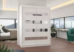 ADRK Furniture Baltic -kaappi, 150 X 58 X 200 Cm, Valkoinen -Huonekalut myymälä adrk furniture baltic kaappi 150 x 58 dab07 halvempi reference