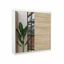 ADRK Furniture Della-vaatekaappi, Tammi