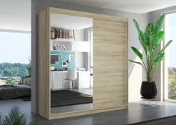 ADRK Furniture Della-vaatekaappi, Tammi -Huonekalut myymälä adrk furniture della vaatekaappi tammi dd54a netistai reference