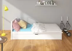 ADRK Furniture Nelga Sänky 90x200cm, Harmaa -Huonekalut myymälä adrk furniture nelga sanky 90x200cm harmaa 9698c netistai reference