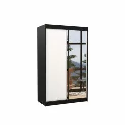 ADRK Furniture Rewena Kaappi, Mustavalkoinen