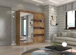 Adrk Furniture Toura Vaatekaappi 200 Cm, Ruskea -Huonekalut myymälä adrk furniture toura vaatekaappi 200 cm ruskea 3f3fc netistai reference