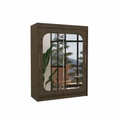 Kaappi ADRK Furniture Clever, Tummanruskea