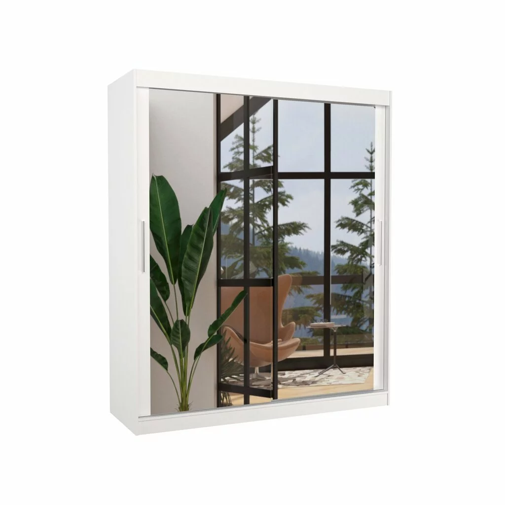 Kaappi ADRK Furniture Ettore, Valkoinen 1 Kaappi ADRK Furniture Ettore, Valkoinen